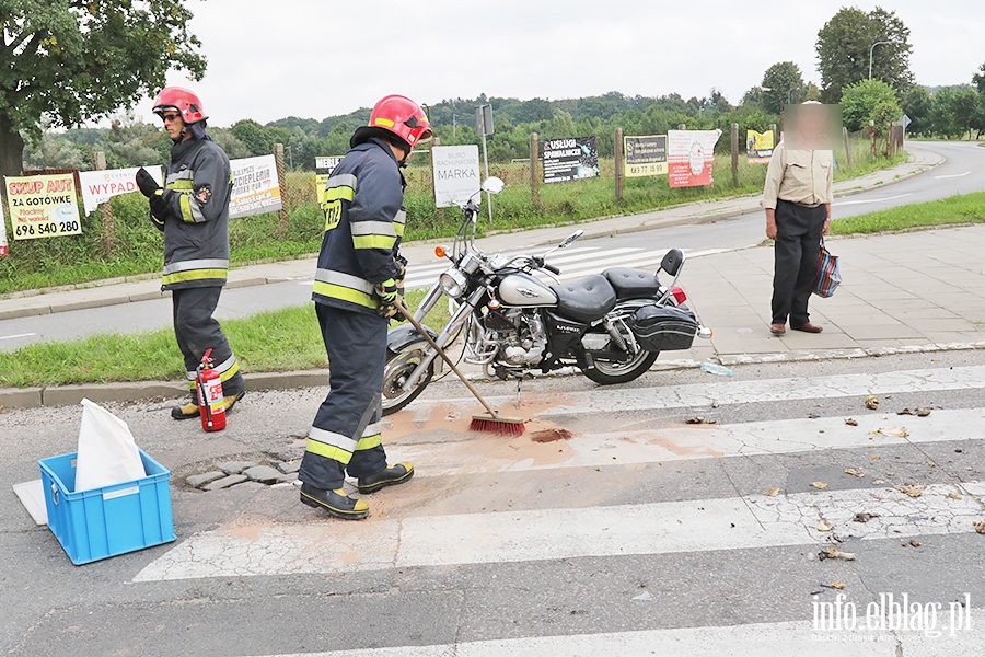 Zderzenie motocyklisty z bmw., fot. 3