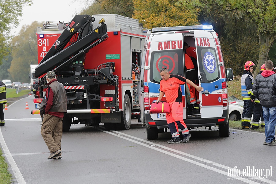 Wypadek na drodze krajowe 22., fot. 6