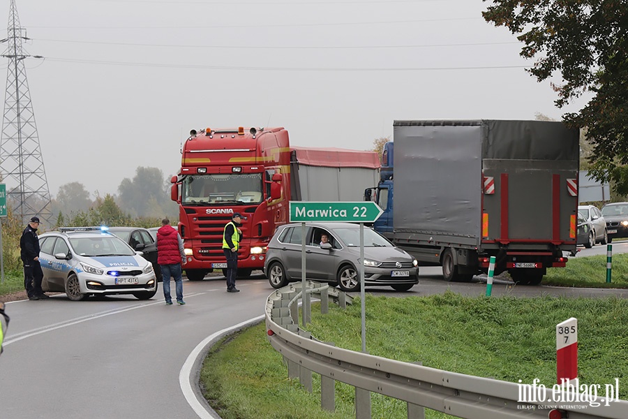 Wypadek na drodze krajowe 22., fot. 14