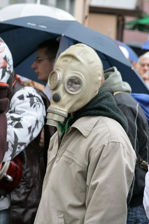 Pochód przez ulice miasta w Dniu Seniora - 2008r., fot. 30