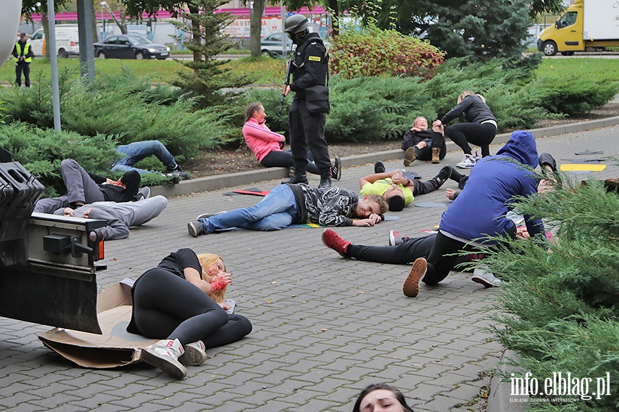 Atak terorystyczny w Elblgu-wiczenia sub mundurowych., fot. 18