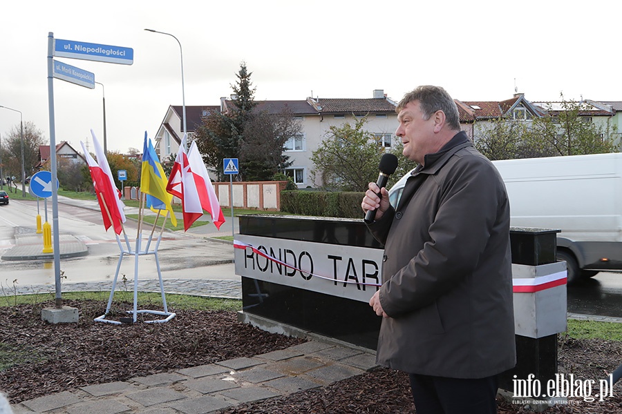 Rondo Tarnopol odsłonięcie tablicy z nazwą., fot. 9