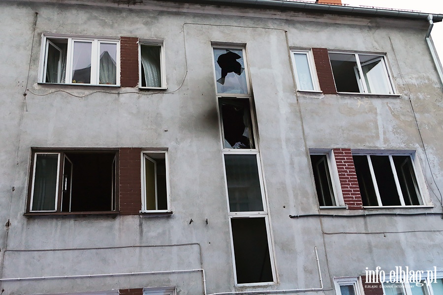Pożar mieszkania na ulicy Dolnej, fot. 9