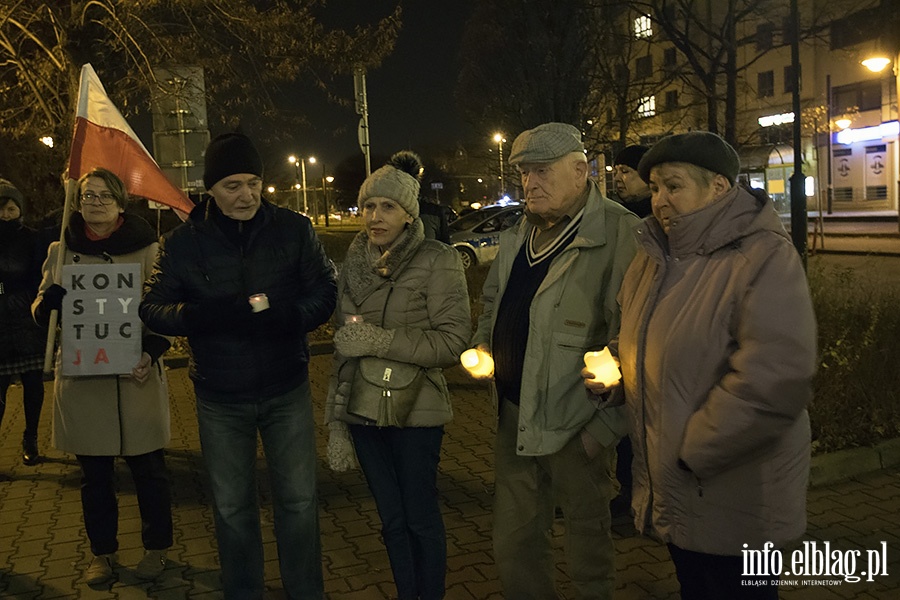 Demonstracja przed elblskim sdem., fot. 5