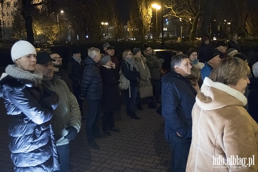Demonstracja przed elblskim sdem., fot. 17
