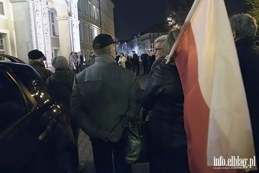 Demonstracja przed elblskim sdem., fot. 24