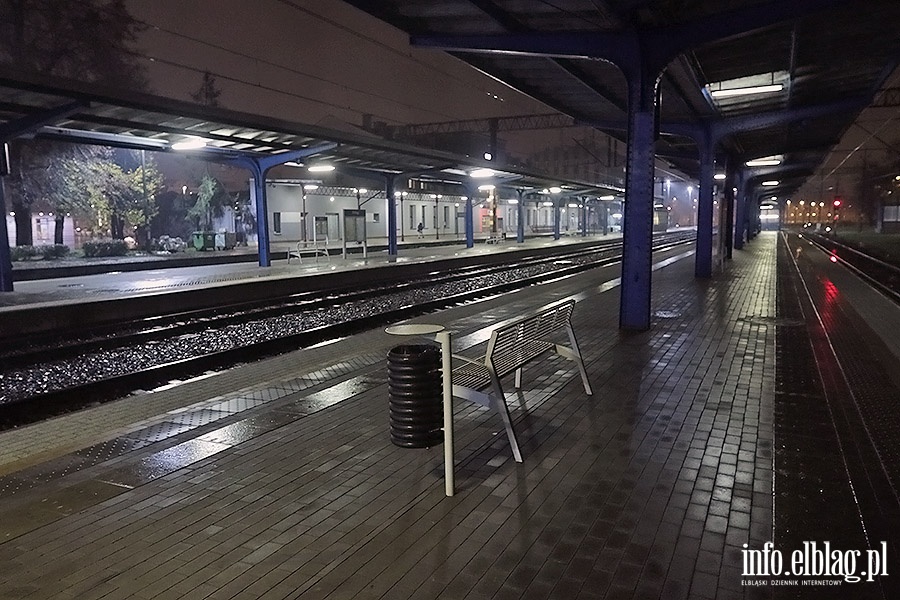 Oświetlenie na elbląskich dworcach, fot. 33