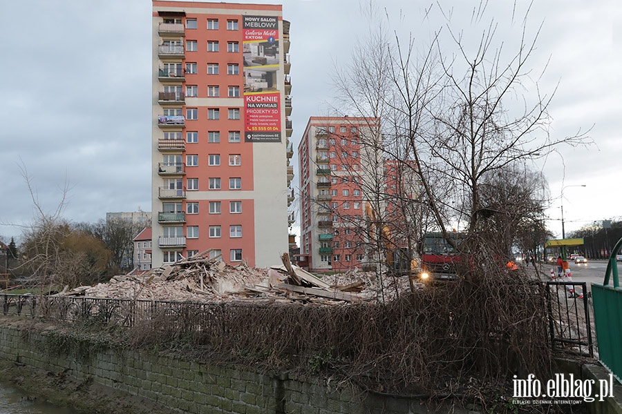 Rozbirka przy aleji Grunwaldzkiej., fot. 1