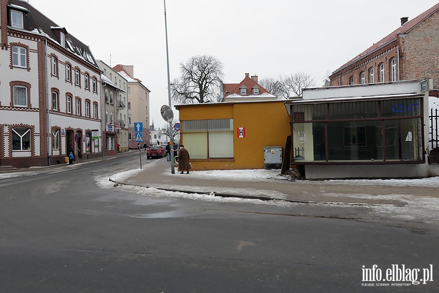 Wyburzanie pawilonów ulica Słoneczna, fot. 1