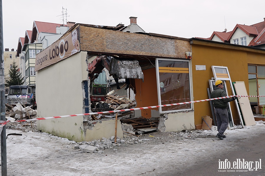 Wyburzanie pawilonw ulica Soneczna, fot. 4