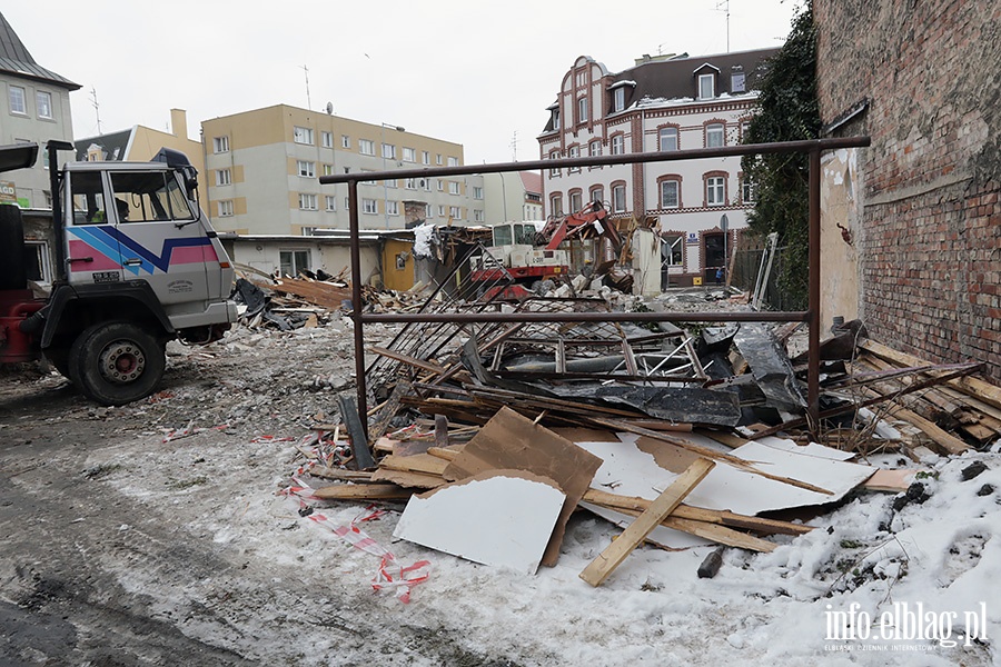 Wyburzanie pawilonw ulica Soneczna, fot. 9