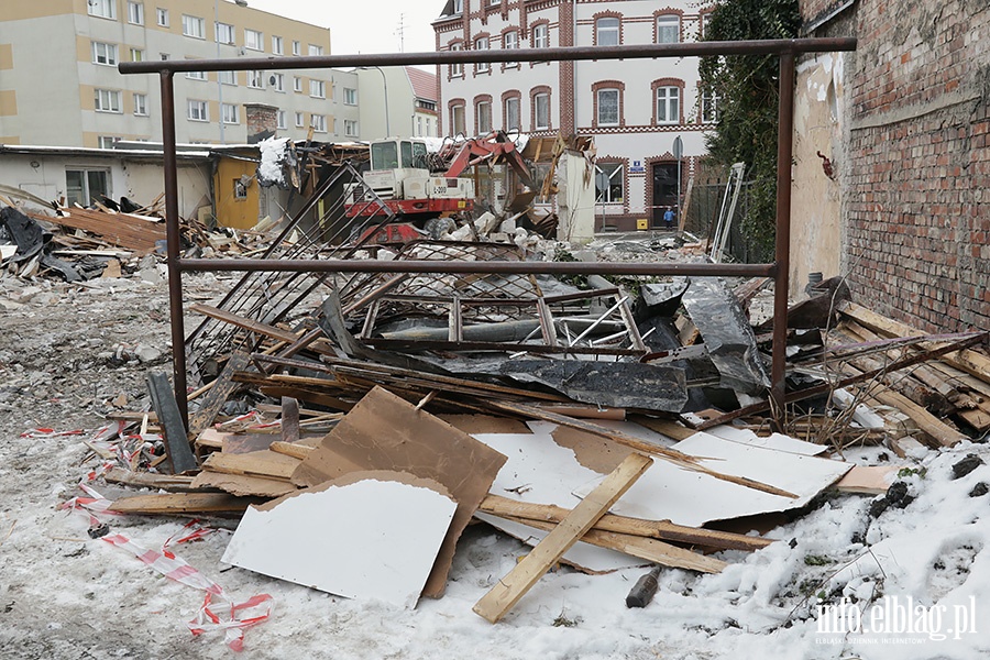 Wyburzanie pawilonów ulica Słoneczna, fot. 10