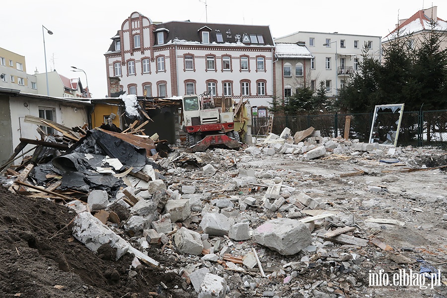 Wyburzanie pawilonów ulica Słoneczna, fot. 11