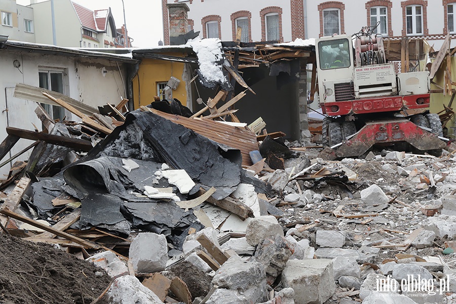 Wyburzanie pawilonów ulica Słoneczna, fot. 12