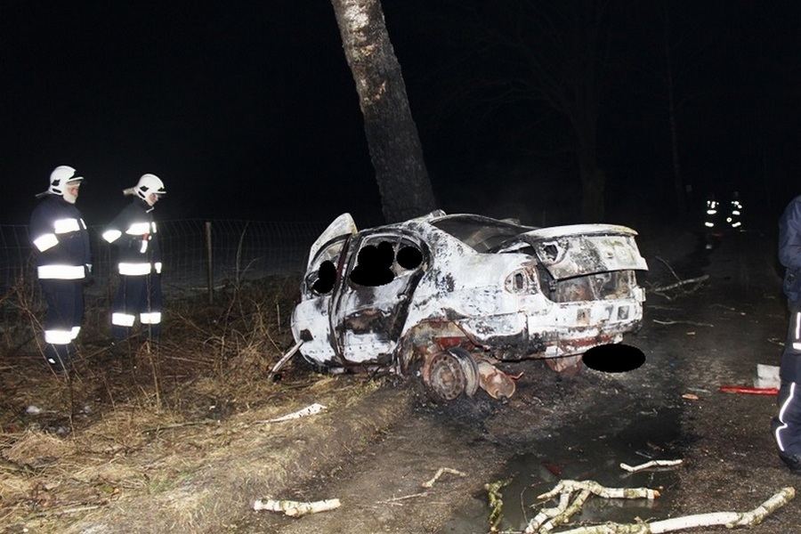 Wypadek w gminie Wilczta, fot. 1