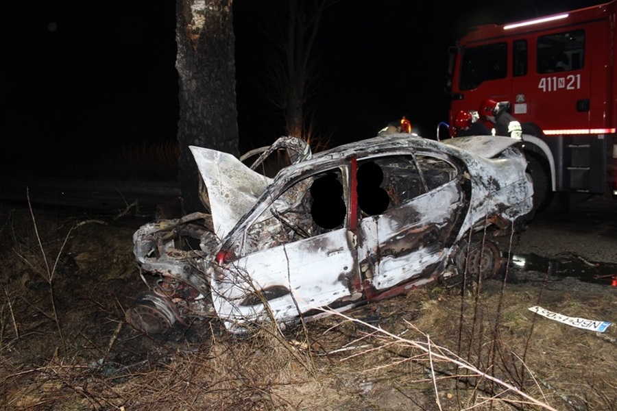 Wypadek w gminie Wilczta, fot. 2