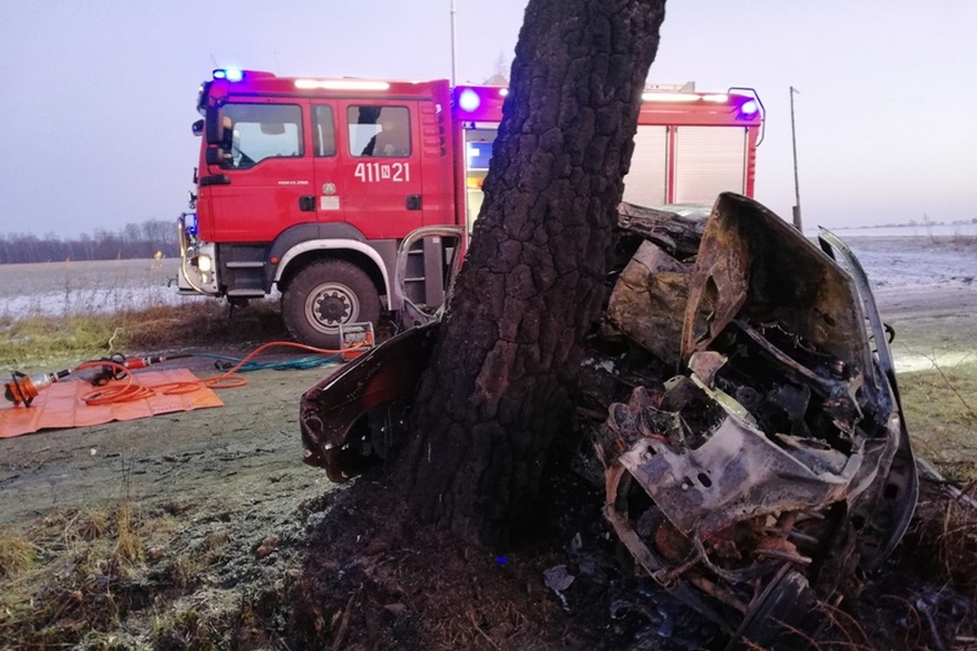 Wypadek w gminie Wilczta, fot. 8
