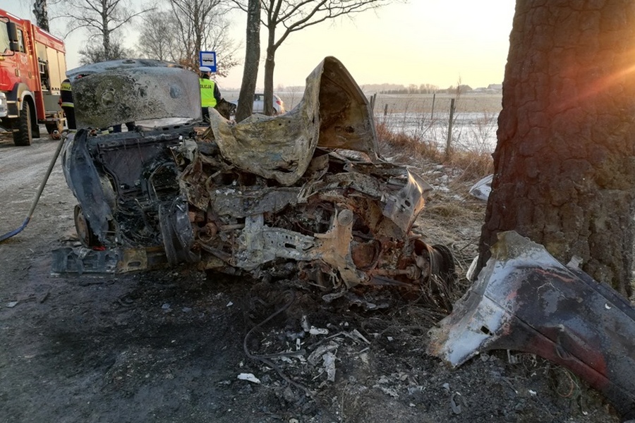 Wypadek w gminie Wilczta, fot. 9