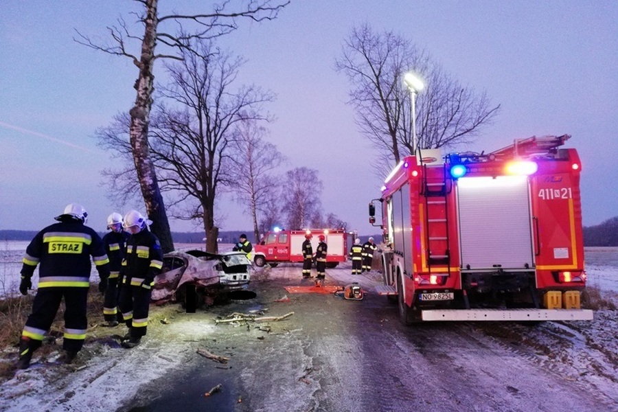 Wypadek w gminie Wilczta, fot. 11
