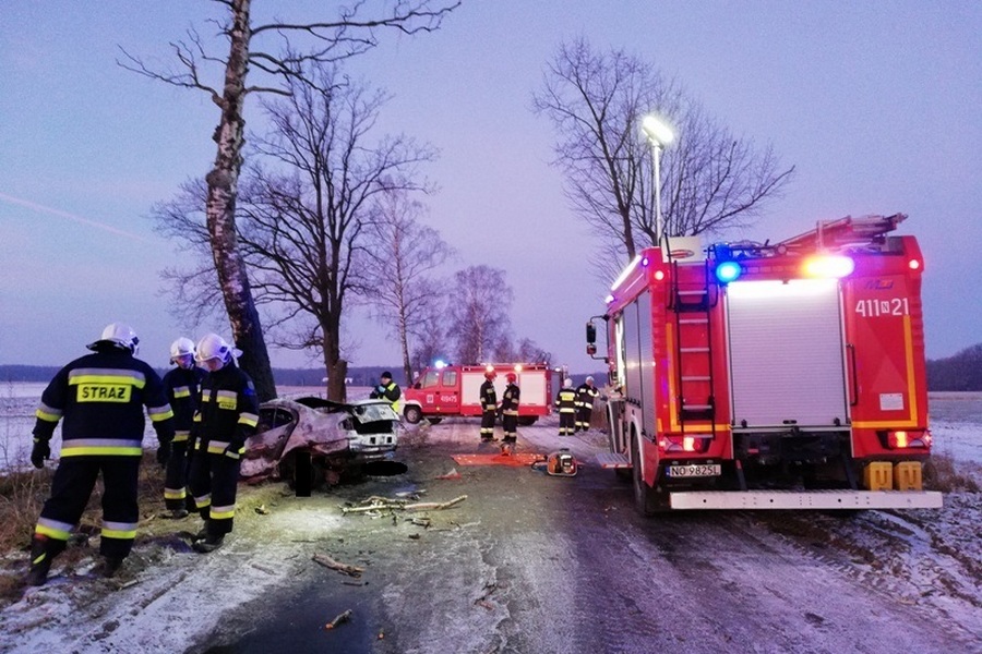 Wypadek w gminie Wilczta, fot. 11