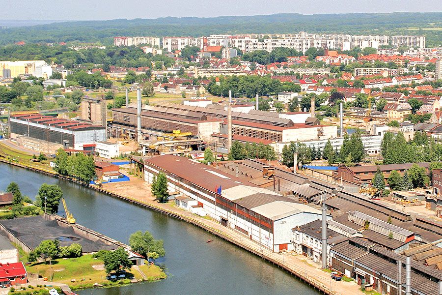 Elbląg z lotu ptaka 2008, fot. 4
