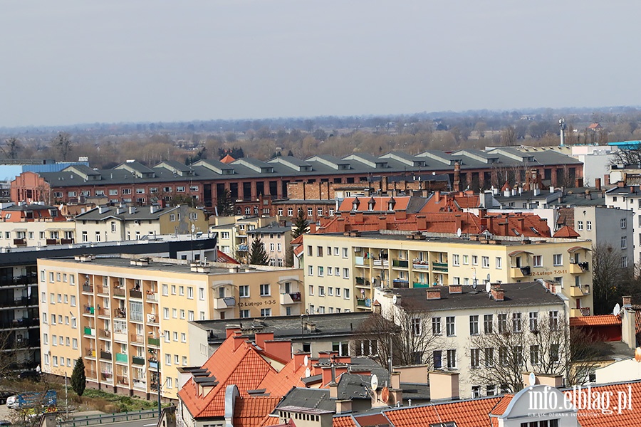 Widoki Elbląga z wieży UM, fot. 7