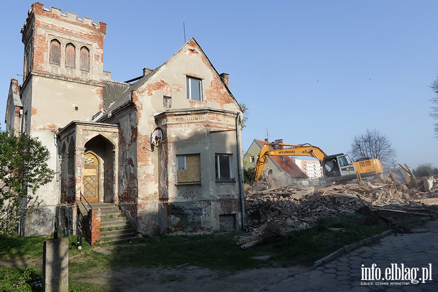 Wyburzony budynek z 1900 roku przy Puawskiego 10 A, fot. 28