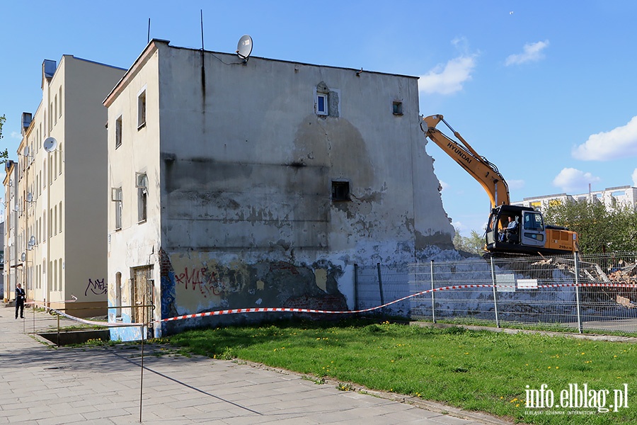 Rozbirka budynku przy Al. Grunwaldzka 107, fot. 19