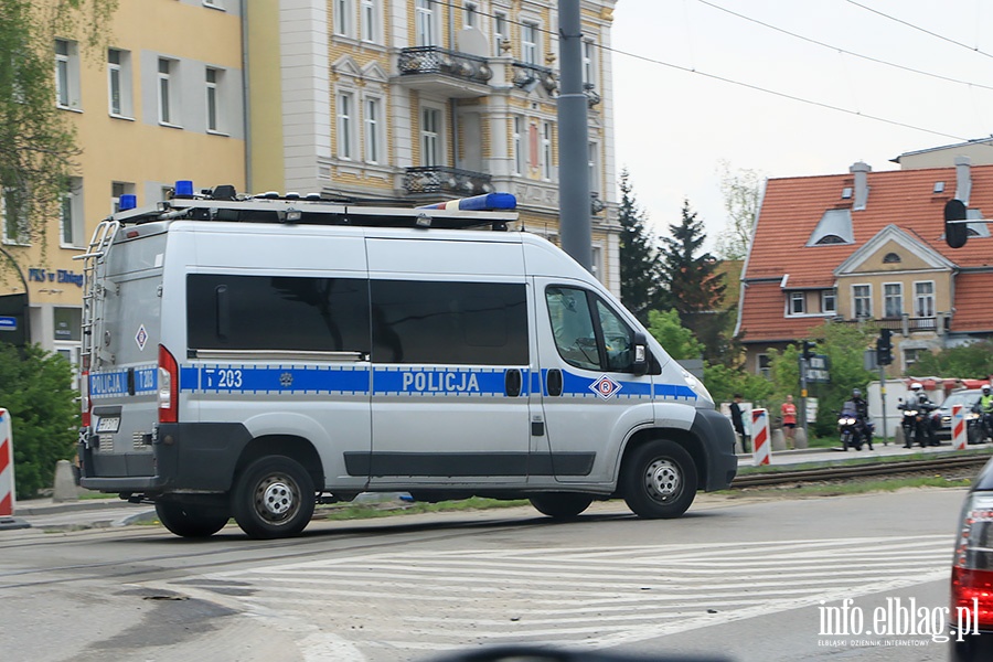 Wypadek z motocyklist, fot. 1