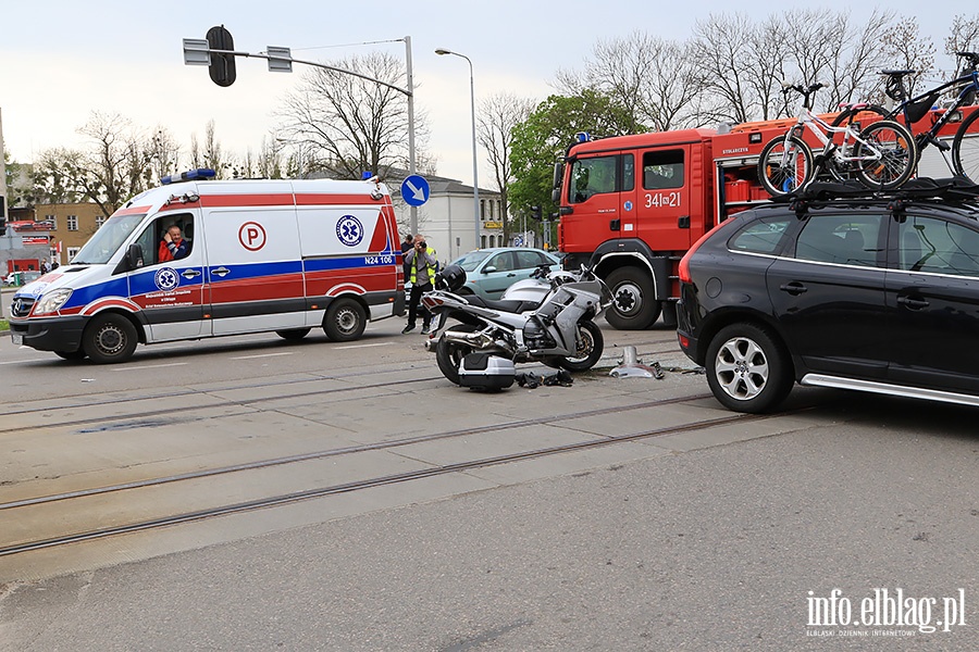 Wypadek z motocyklist, fot. 12