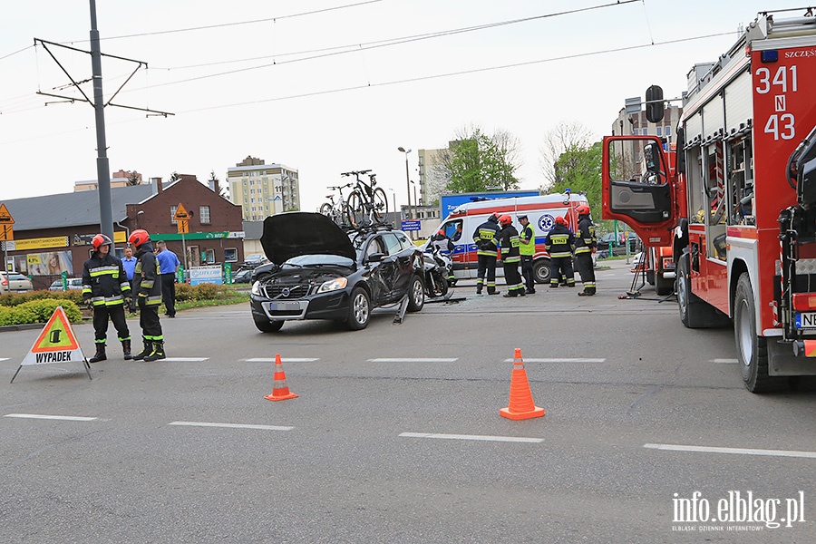 Wypadek z motocyklist, fot. 18