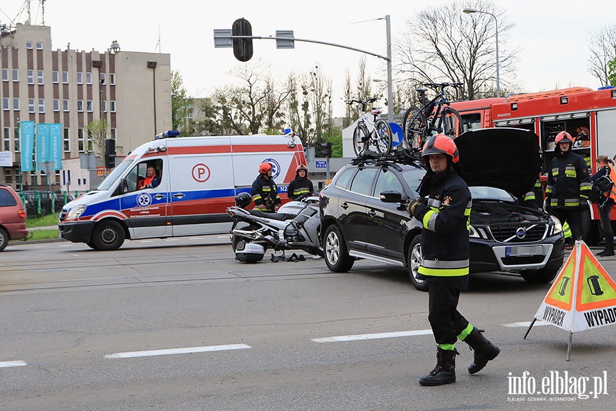 Wypadek z motocyklist, fot. 20