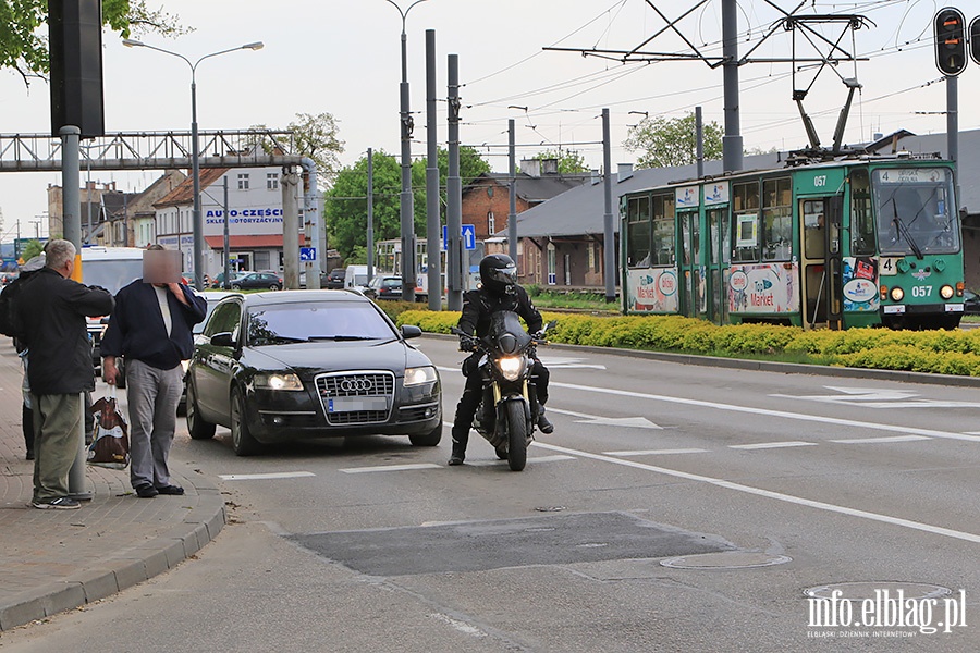 Wypadek z motocyklist, fot. 24