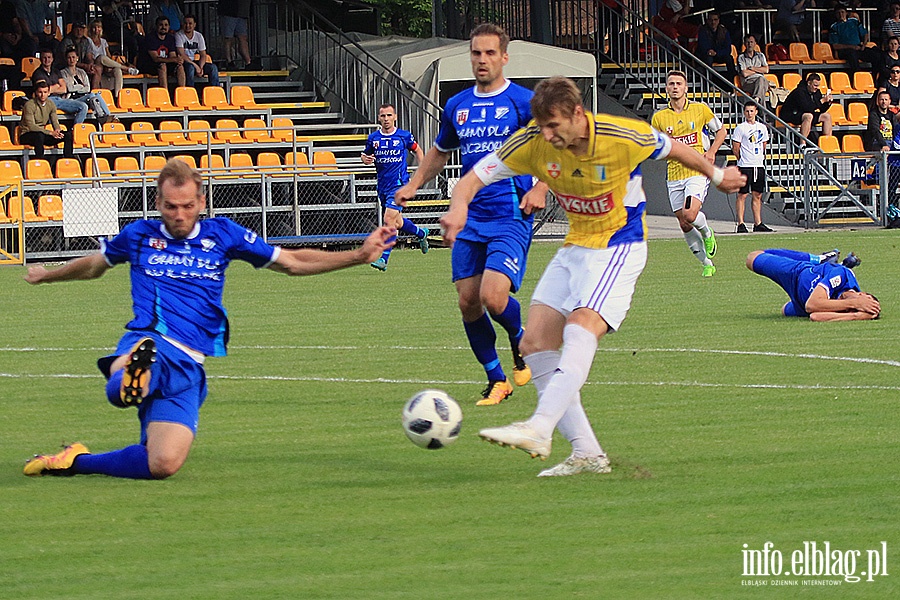 Olimpia Elbląg - MKS Kluczbork, fot. 16