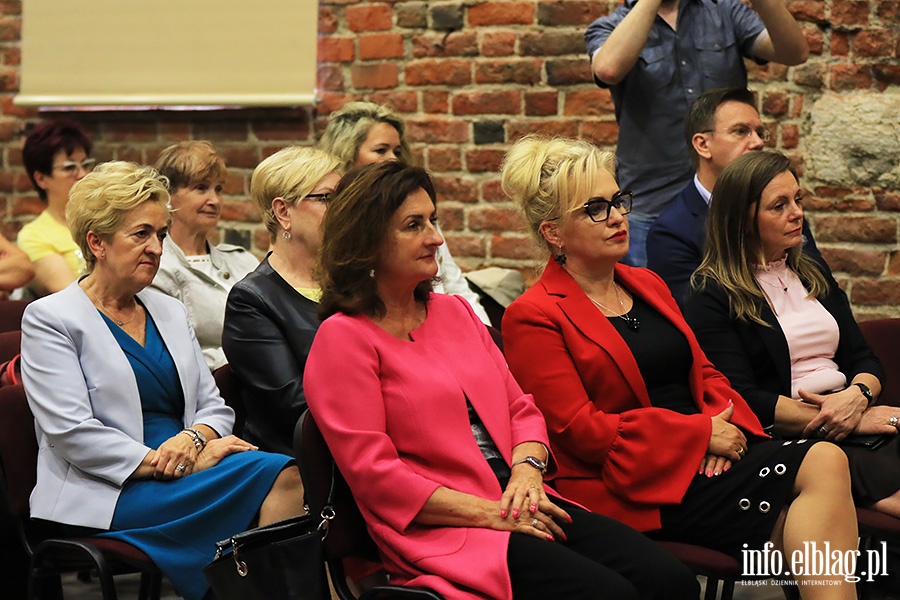 Barbara Nowacka na konferencji w Elblgu., fot. 26