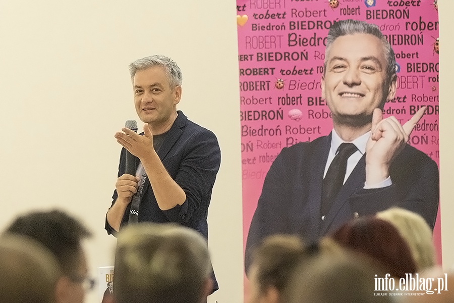 Robert Biedroń spotkał się z elblążanami, fot. 51