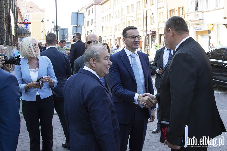 Premier Morawiecki w Elblgu, fot. 5