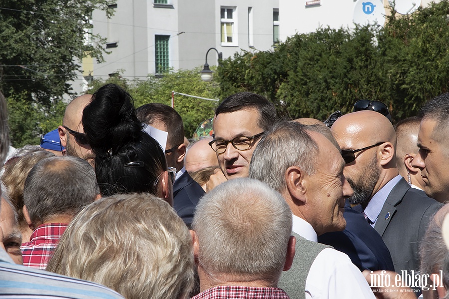 Premier Morawiecki w Elblgu, fot. 12