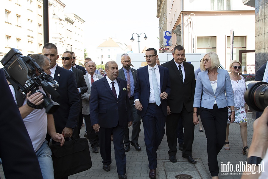 Premier Morawiecki w Elblgu, fot. 14