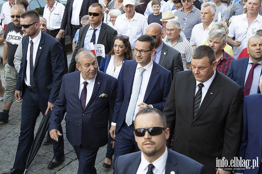 Premier Morawiecki w Elblgu, fot. 16