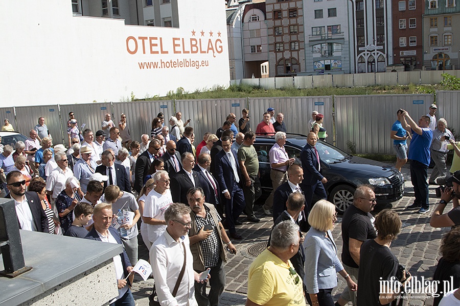 Premier Morawiecki w Elblgu, fot. 17