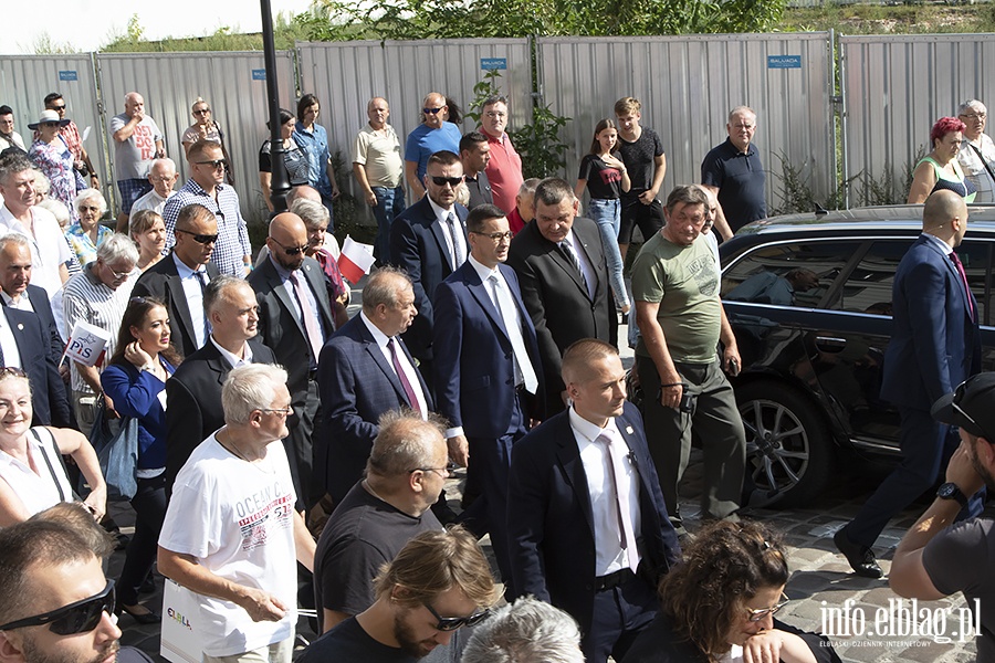 Premier Morawiecki w Elblgu, fot. 19