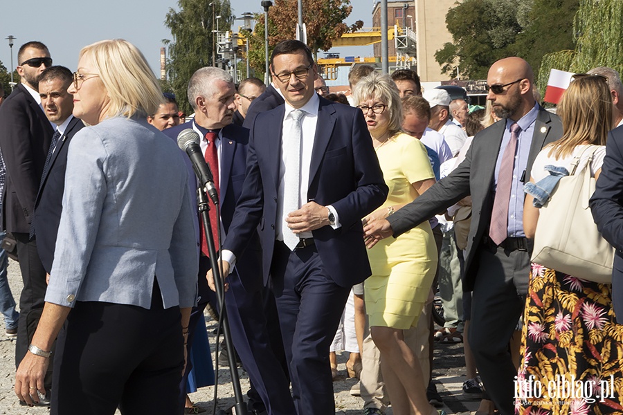 Premier Morawiecki w Elblgu, fot. 23