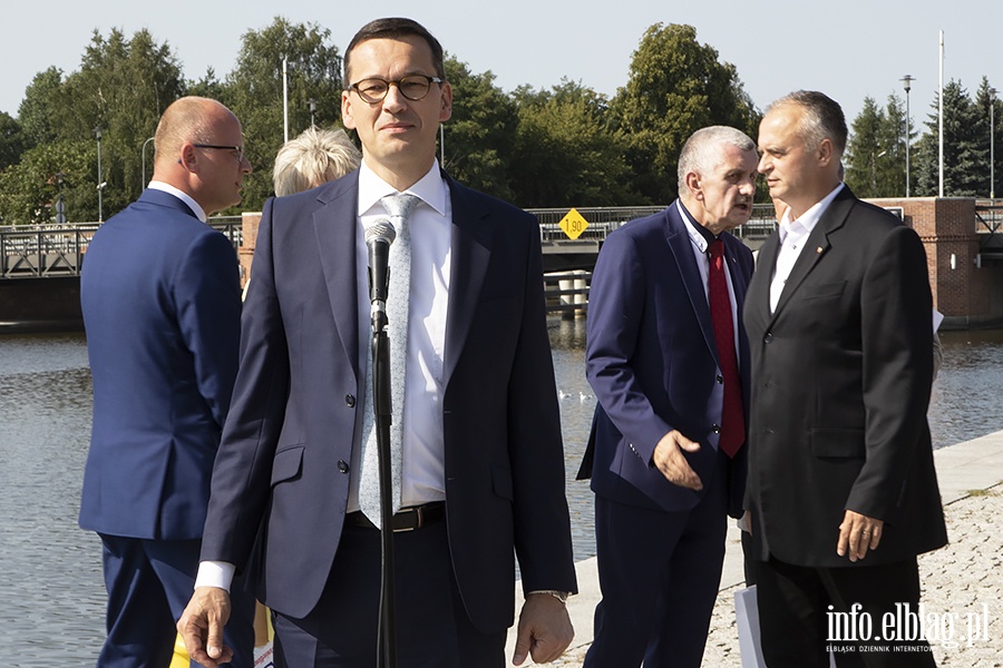 Premier Morawiecki w Elblgu, fot. 25