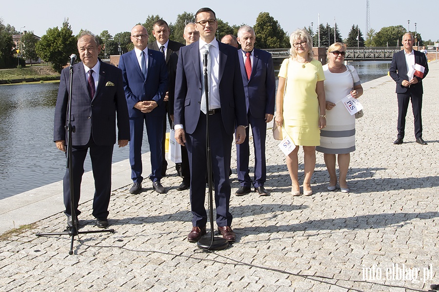 Premier Morawiecki w Elblgu, fot. 27