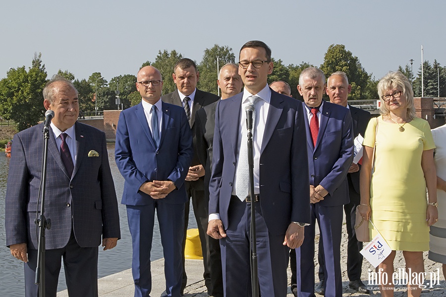 Premier Morawiecki w Elblgu, fot. 28