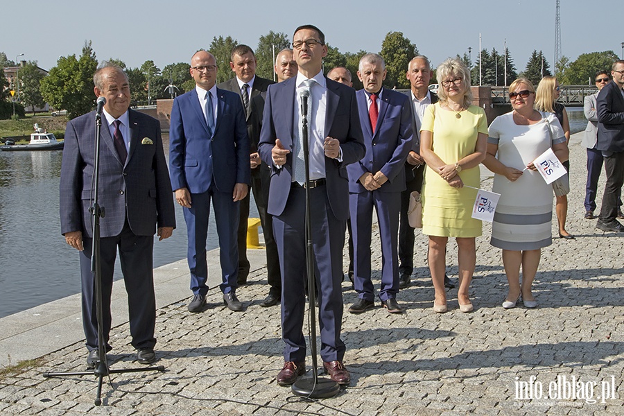 Premier Morawiecki w Elblągu, fot. 29