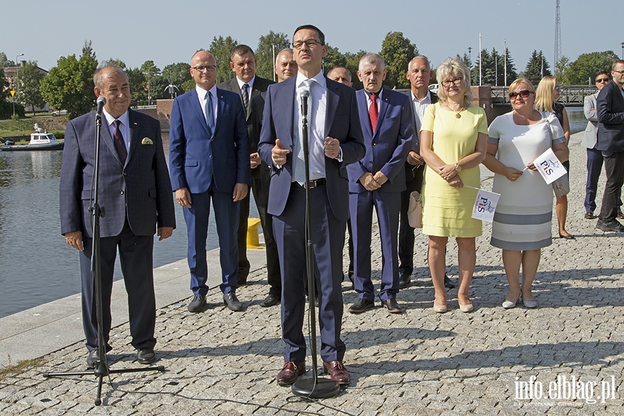 Premier Morawiecki w Elblgu, fot. 29