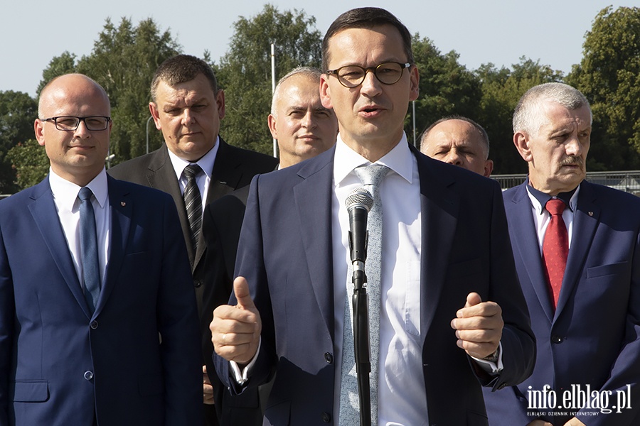 Premier Morawiecki w Elblgu, fot. 30