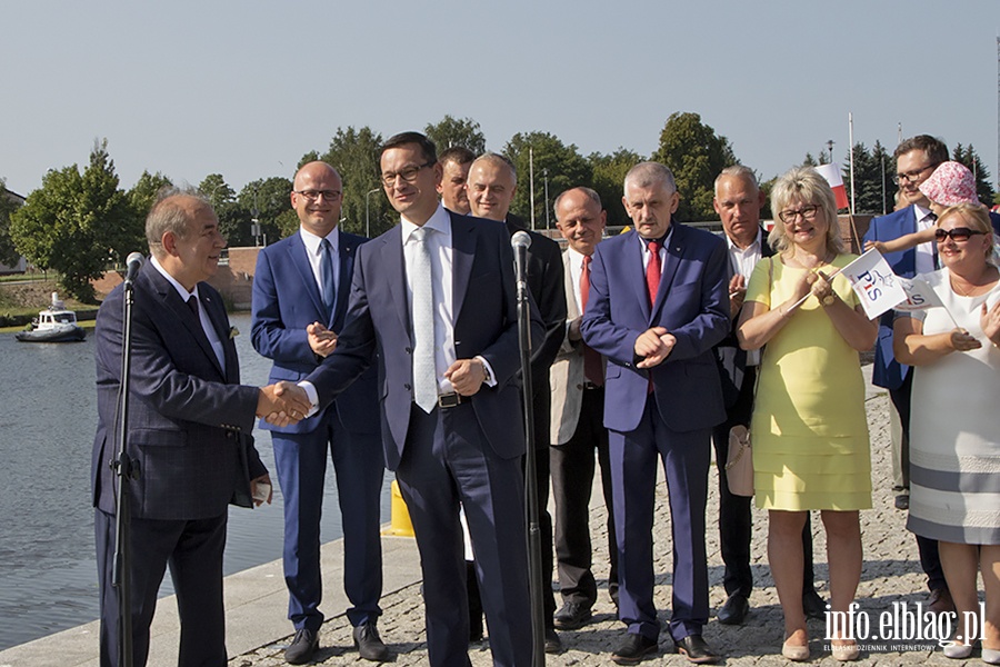 Premier Morawiecki w Elblgu, fot. 39